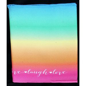 Recollections Fitness and Nutrition Planner Rainbow Colored 4 Ring Calendar Note